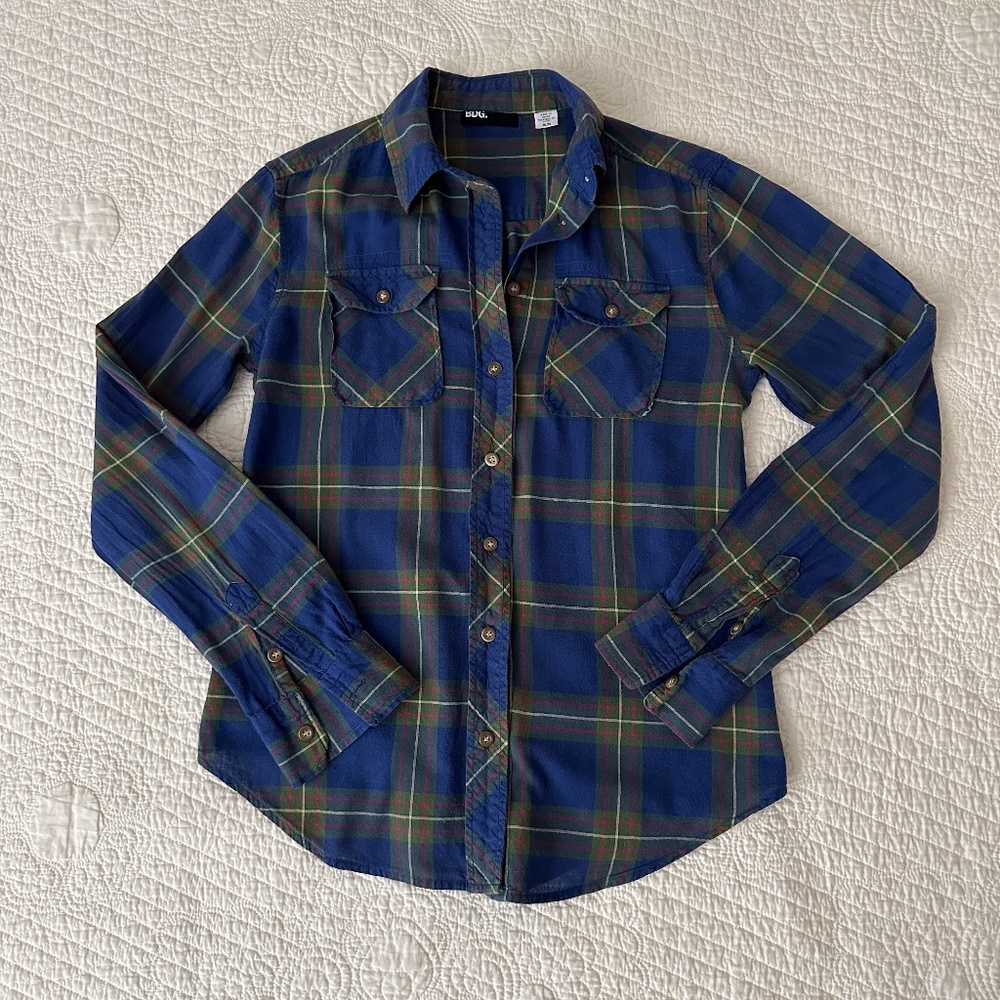 Urban Outfitters BDG Plaid Button Down Shirt XS